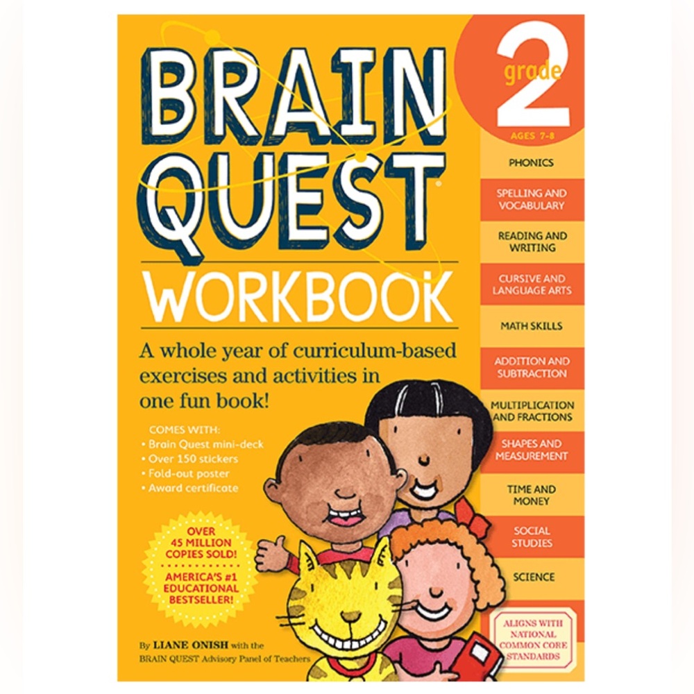 Brain Quest Grade 2 Workbook